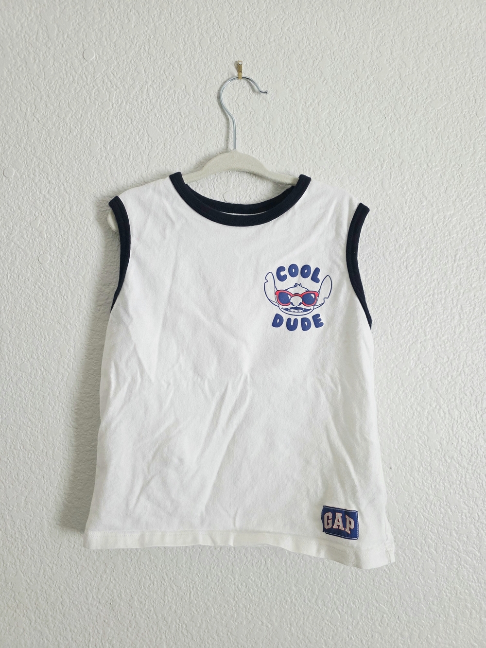 2/$25 Baby GAP Disney Cool Dude Stitch Tank Top